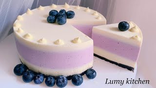 BLUEBERRY YOGHURT CHEESECAKE | CHEESECAKE SỮA CHUA VIỆT QUẤT | LUMY KITCHEN