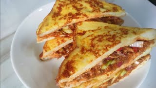 Sardine Sandwich Recipe ‖ Sardine Toast ‖ Sardine Recipe ‖ Easy Breakfast ‖ 沙丁鱼吐司三明治