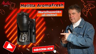 Melitta AromaFresh Filterkaffeemaschine mit Mahlwerk | 1030-05 | Schwarz | Mandrops AG #mandrops