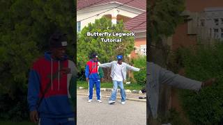 How to do the butterfly legwork (Happy feet) #dance #shorts #tutorial