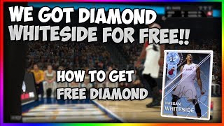 NBA2K18 MYTEAM MOMENTS CHALLENGE - WE GOT DIAMOND WHITESIDE!! - HOW TO GET FREE DIAMOND
