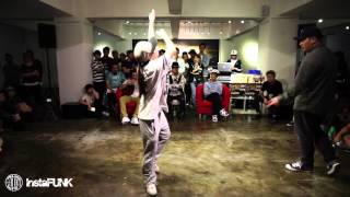 InstaFUNK 2015 Popping \u0026 Locking Battle - Rachel tai vs Yelow (smooth boogie) - Popping Best 32