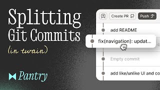 Splitting Git Commits (the easy way)