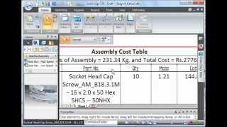 CostTable App for Solid Edge
