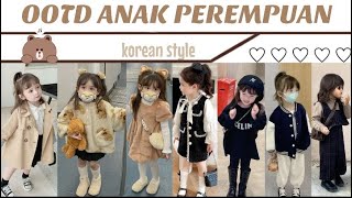 Inspirasi ootd anak perempuan korean style/ootd keren anak perempuan lucu dan imut