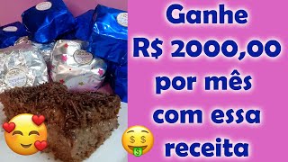 Ganhe R$2.000,00 por mês com essa receita simples!!! Vídeo Aula