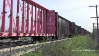 SUPRISE NORFOLK SOUTHERN (NS) THROUGH MONTREAL [HD]