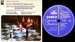 Britten - Matinées Musicales and Soirées Musicales (Irving) (#vinyl: SAE, Graham Slee, Kenwood)