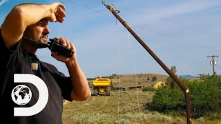 Deadly Power Line Cables Fall Down as Driver Hit Pole | Gold Rush: Dave Turin’s Lost Mine