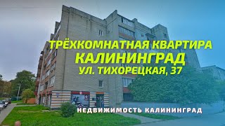 Трёхкомнатная квартира ул. Тихорецкая, 37 | Недвижимость Калининград