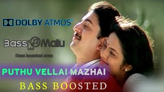 Puthu Vellai Mazhai • Bass Boosted • Roja • A.R Rahman • BASS MALLU