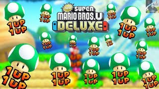 Easiest & Fastest Way to 99 LIVES in New Super Mario Bros U Deluxe (99 Lives in 2 Minutes)