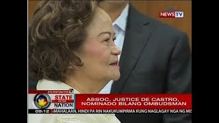 SONA: Assoc. Justice De Castro, nominado bilang Ombudsman