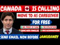 Move to Canada as a Caregiver & Nanny With Free Visa Sponsorship In 2023