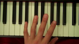 How To Play a B7 Chord on Piano (Left Hand)
