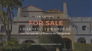 Property for sale Sotogrande. 3 bedroom charming townhouse at Los Cortijos de La Reserva.