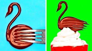 SWEET CHOCOLATE HACKS || Creative Dessert Decoration Ideas