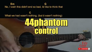 44phantom - control Guitar Chords cover