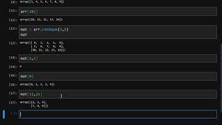 Selecting array elements in NumPy using Indexing and Slicing
