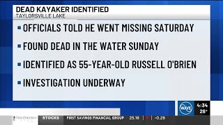 55-year-old kayaker found dead at Taylorsville Lake