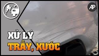 XỬ LÝ XE BỊ TRẦY XƯỚC - Nhanh và xóa vết xước hiệu quả tại AP CAR CARE