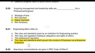 #PEC #EPE #PASTPAPER #ENGINEERING #TEST #MCQS SOLVED MCQS PEC PE PART I SAMPLE TEST | FOR ALL CADRE.