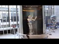 toyota s robot playing the trumpet