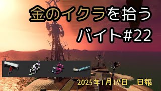 金のイクラを拾うバイト（サーモンランNW）#22