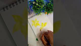 Simple and easy flower drawing #flowers #shorts #shorts feed #trending #viral video #flowers #art