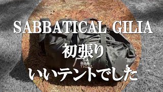 SABBATICAL GILIA初試し張り