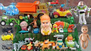 Gadi wala cartoon | toy helicopter video | baby doll toys wala | tractor jcb dumper truck #cartoon