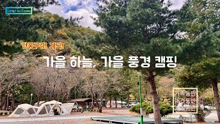 가을캠핑 / 단풍으로 물든 산을 바라보고 / 계곡 물소리 듣고 / 옴니230의 계절 / 벌써 겨울이 기대됨