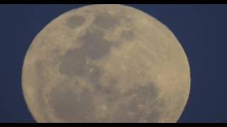 Supermoon at 2530mm, 4K, 2016 Nov 14