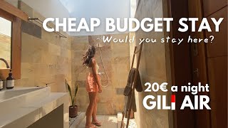 Cheap Budget Hotel Tour in GILI AIR 🇮🇩 Gili Islands