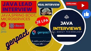 Genpact interview Questions | java interview questions | Java 8 coding Interview | Microservices