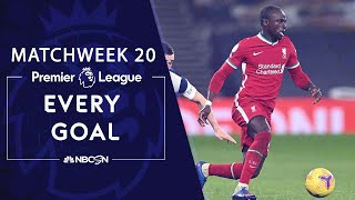 Every Premier League goal from Matchweek 20 (2020-2021) | NBC Sports