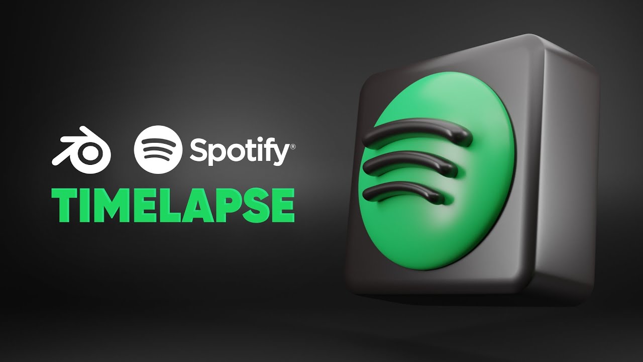 Spotify Icon Made In 3d Blender Youtube