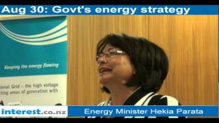 Parata on NZ energy strategy