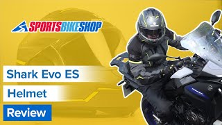 Shark Evo ES flip-up motorcycle helmet review - Sportsbikeshop