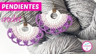 TEJE PENDIENTES A CROCHET FÁCIL Y RÁPIDO