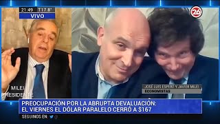 Javier Milei y José Luis Espert juntos en Canal 26- 11/10/20