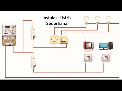 Cara Pemasangan Instalasi Listrik Sederhana Di Rumah - YouTube