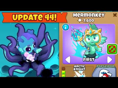 New TOWER in BTD 6! Update 44.0 Mermonkey!