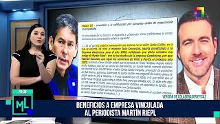 Milagros Leiva Entrevista - ENE 10 - BENEFICIOS A EMPRESA VINCULADA AL PERIODISTA MARTÍN RIEPL