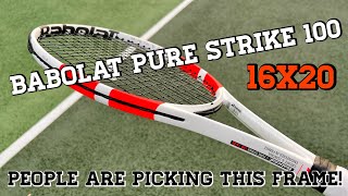 Babolat Pure Strike 100, 16x20 tennis racket / racquet review