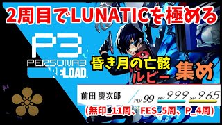 昏き月の亡骸とルビー集め LUNATIC極めし者_38 ※ネタバレ注意 ©ATLUS ©SEGA #P3R #ゲーム実況