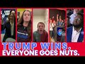 TRUMP WINS.  EVERYONE GOES NUTS. (Epic, Sometimes Hilarious Reactions Set to Epic Music)