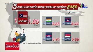 ปี 2565 นักท่องเที่ยวต่างชาติเข้าไทยทะลุ 11 ล้านคน