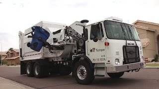 One of the First CNG Garbage Trucks in Tempe