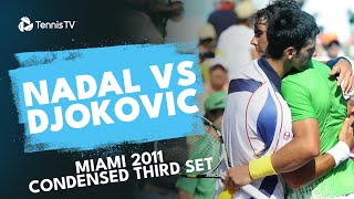 Novak Djokovic vs Rafael Nadal Thrilling Deciding Set In Full! | Miami 2011 Final Highlights